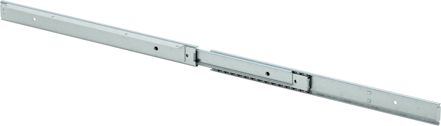 Kapalı Tutmalı Taban Montajlı Çekmece Kılavuzları, 16" Kapalı Uzunluk