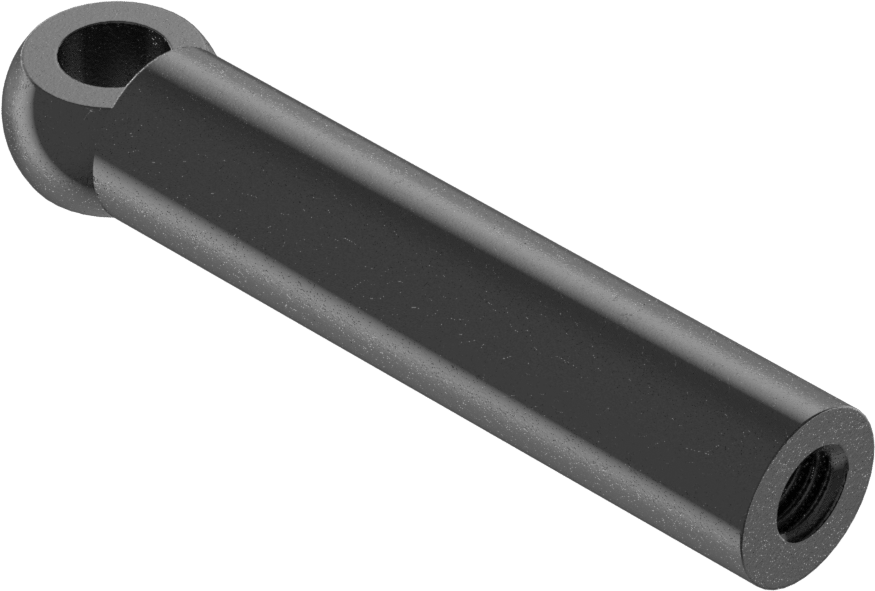 İçten Dişli Çubuk Ucu Cıvatası, Kısmi 3/8"-16 Dişli, 3/8" ID