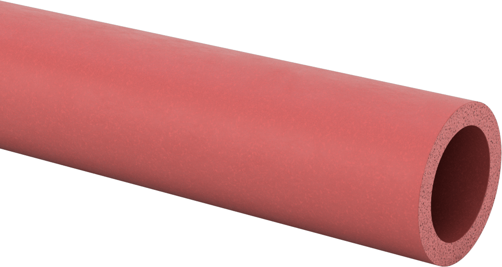 Yüksek Sıcaklık Köpük Tüp, 1-3/4" OD, 1-1/4" ID, 5 Fit Uzunluk