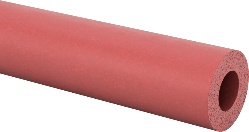 Yüksek Sıcaklık Köpük Tüp, 1" OD, 1/2" ID, 10 Fit Uzunluk