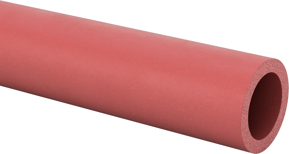 Yüksek Sıcaklık Köpük Tüp, 1-3/4" OD, 1-1/4" ID, 10 Fit Uzunluk