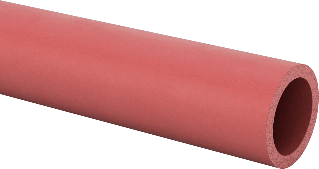 Yüksek Sıcaklık Köpük Tüp, 2" OD, 1-1/2" ID, 10 Fit Uzunluk