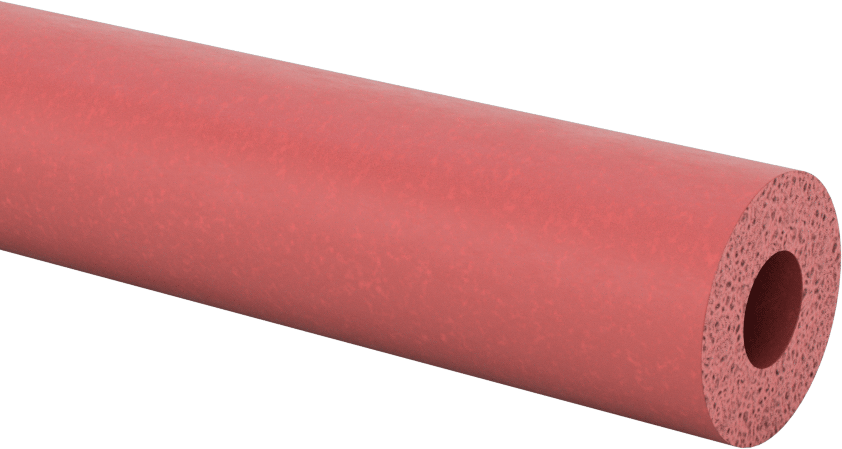 Yüksek Sıcaklık Köpük Tüp, 7/8" OD, 3/8" ID, 2 Ayak Uzunluk