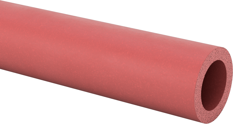 Yüksek Sıcaklık Köpük Tüp, 1-1/2" OD, 1" ID, 2 Ayak Uzunluk