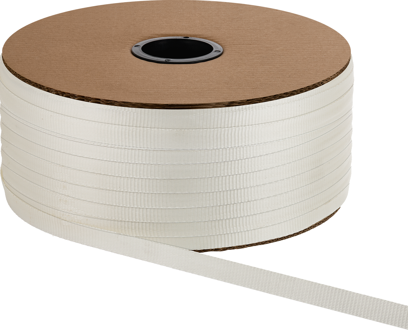 Sepet Örgülü Polyester Plastik Çember, Standart Bobin, 3/4“ Genişlik x 0,041” Kalınlık, 2000 Fit Uzunluk