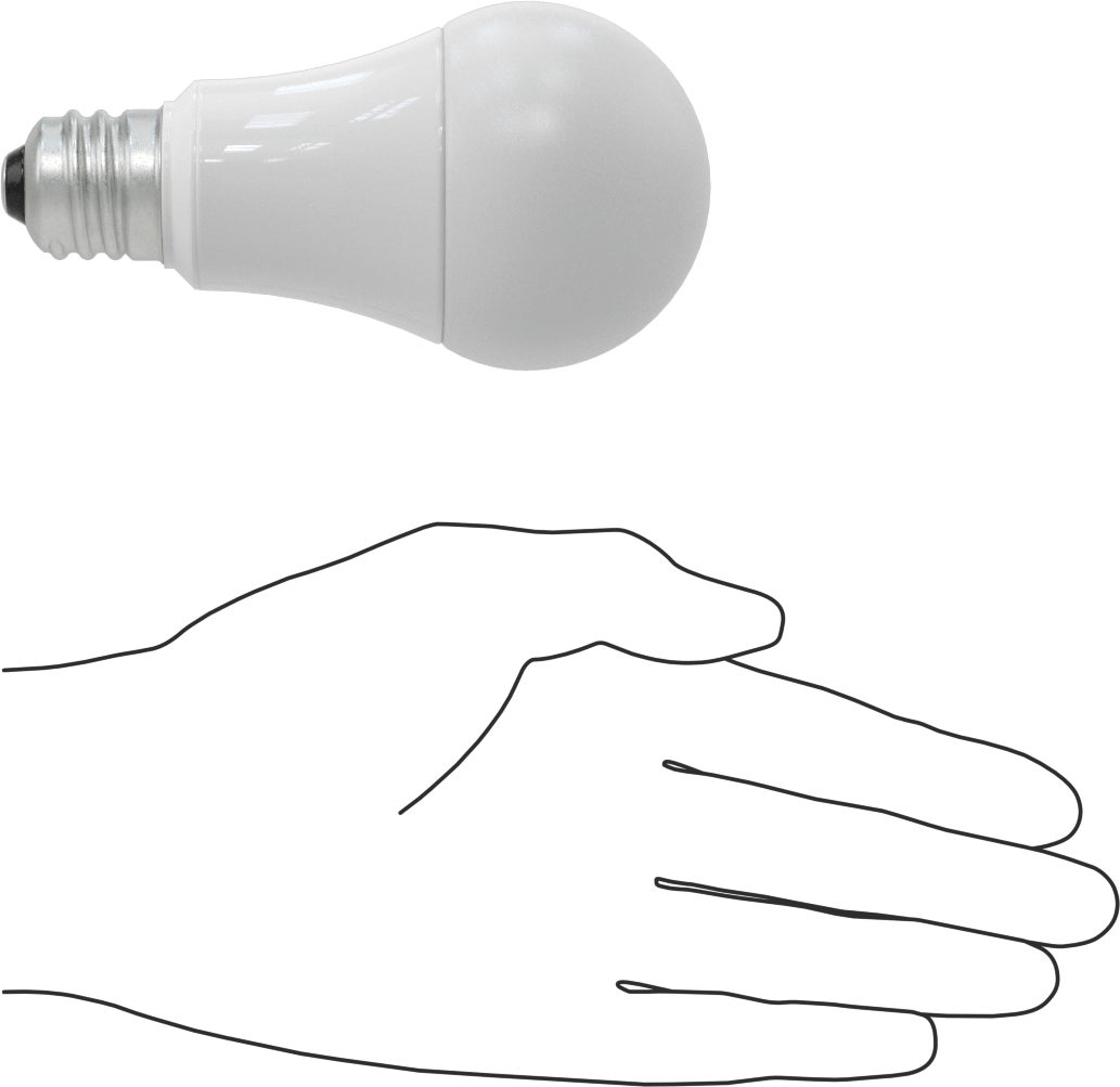Vidalı Ampul, Orta Taban, 30/70/100 Watt Eşdeğer Akkor, 2700K