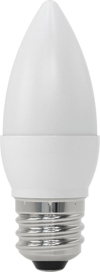 Vidalı Ampul, Koni, Orta Taban, 40W Eşdeğer Akkor, 2700K, LED