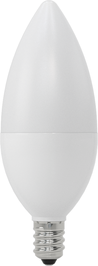 Vidalı Ampul, Koni, Şamdan Tabanı, 25 W Eşdeğer Akkor, Don