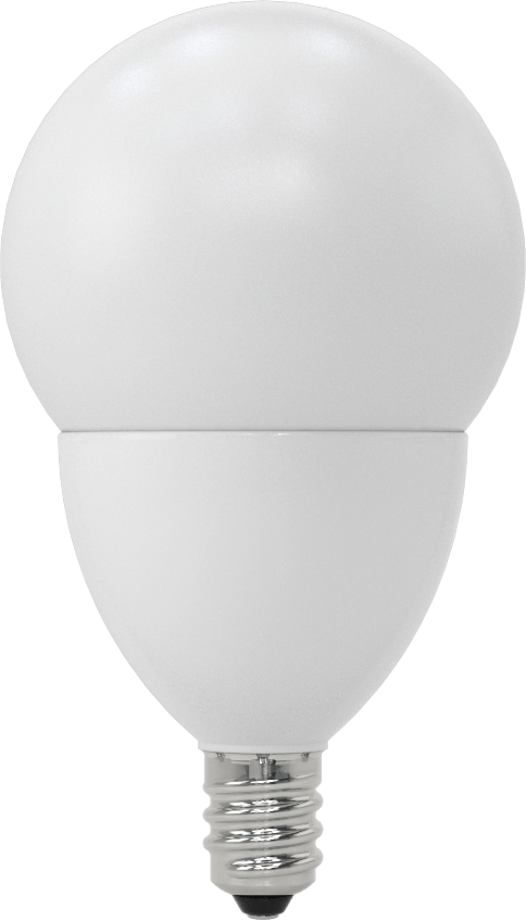 Vidalı Ampul, Küre, Şamdan Tabanı, 40W Eşdeğer Akkor, Don