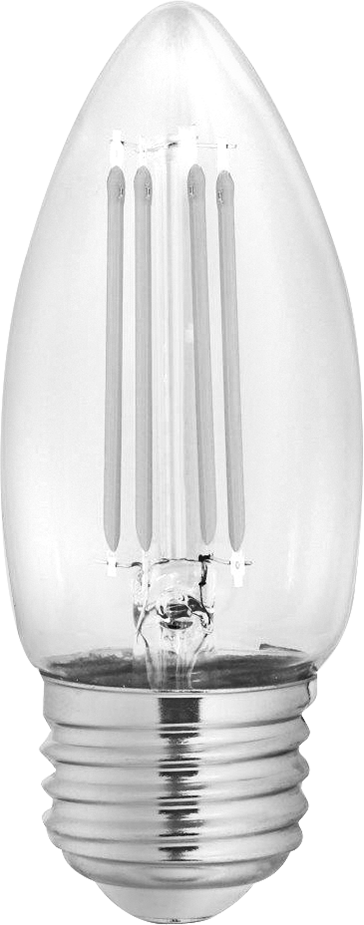 Vidalı Ampul, Koni, Orta Taban, 40W Eşdeğer Akkor, 3000K, LED
