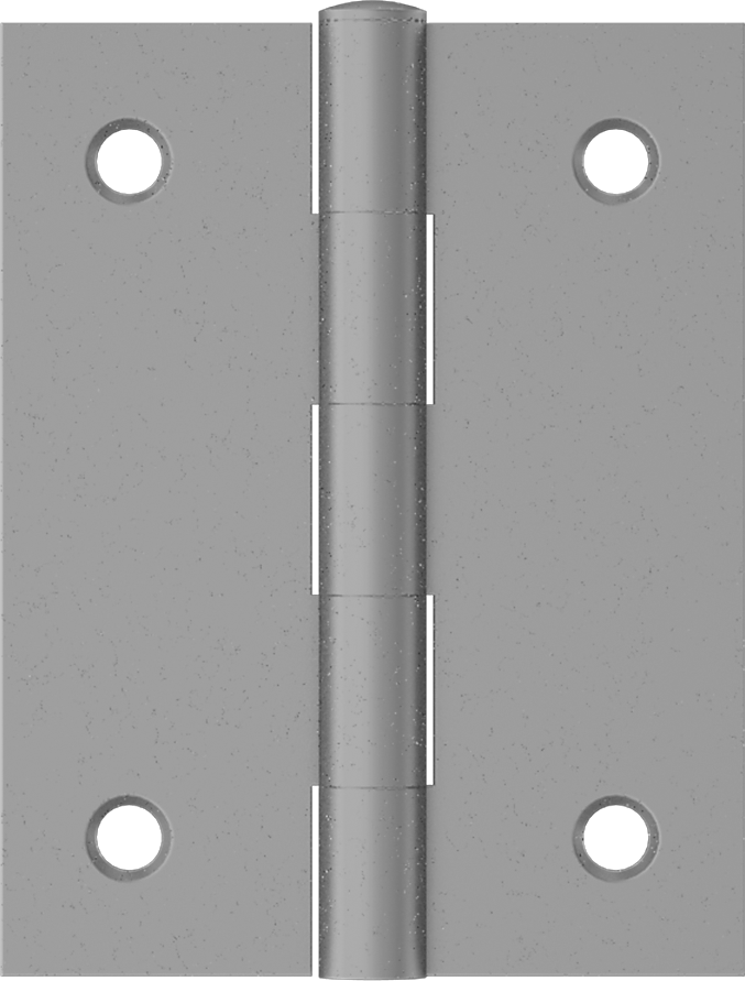 Delikli Gömme Montaj Menteşesi, Çıkarılabilir Pim, Çelik, 2“ x 25/32” Kanatlar