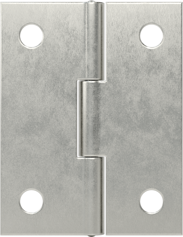 Delikli Gömme Montaj Menteşesi, Çıkarılamayan Pim, Çelik, 2“ x 25/32” Kanatlar