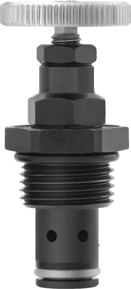 Vidalı Hidrolik Akış Ayar Valfi, 3/4"-16 Diş, 08 Çizgi Boyutu
