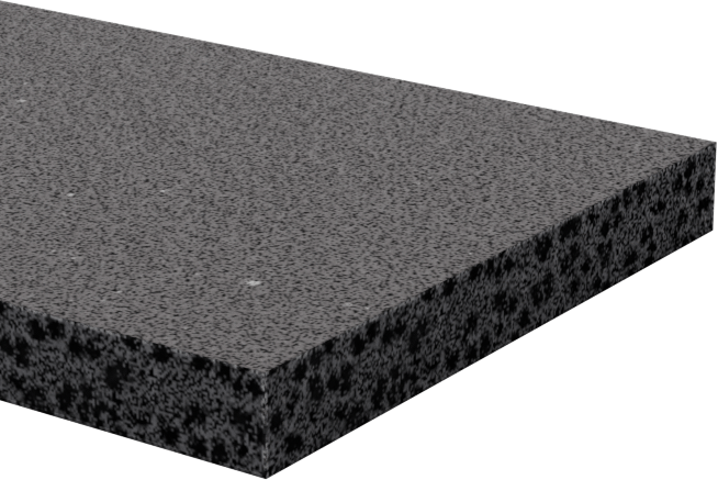 Çok Amaçlı Neopren Köpük, Yapışkan Sırtlı Şerit, 1" Genişlik, 1/8" Kalınlık, 10 Fit Uzunluk