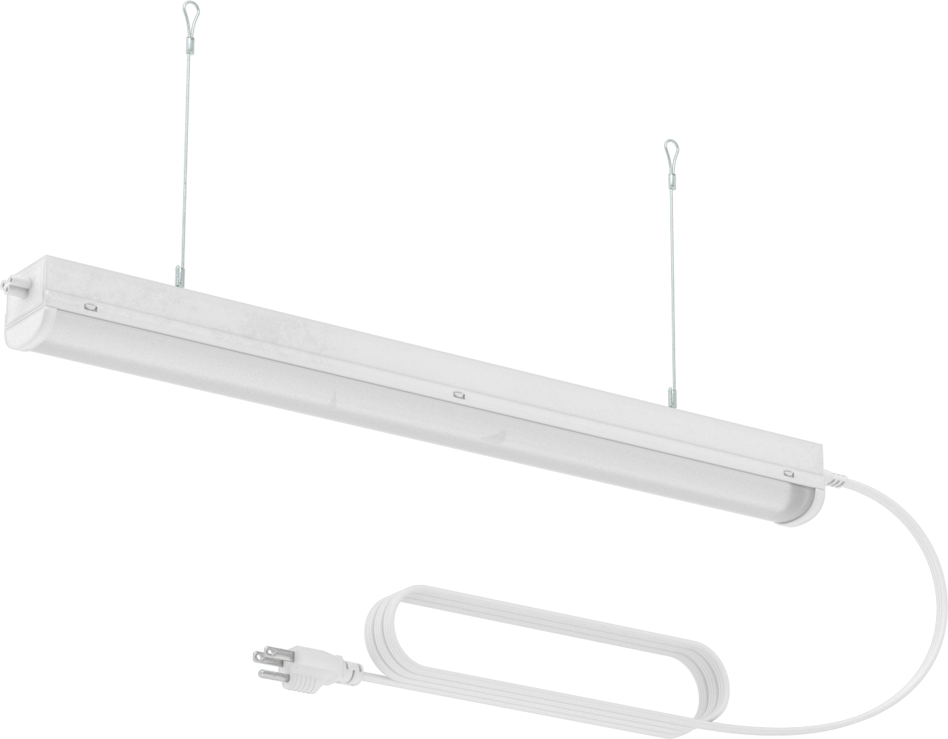 Takılabilir Tavan Işığı, Tavana/Duvara Montaj, 23-1/8“ Uzunluk x 1-7/8” Genişlik Toplam