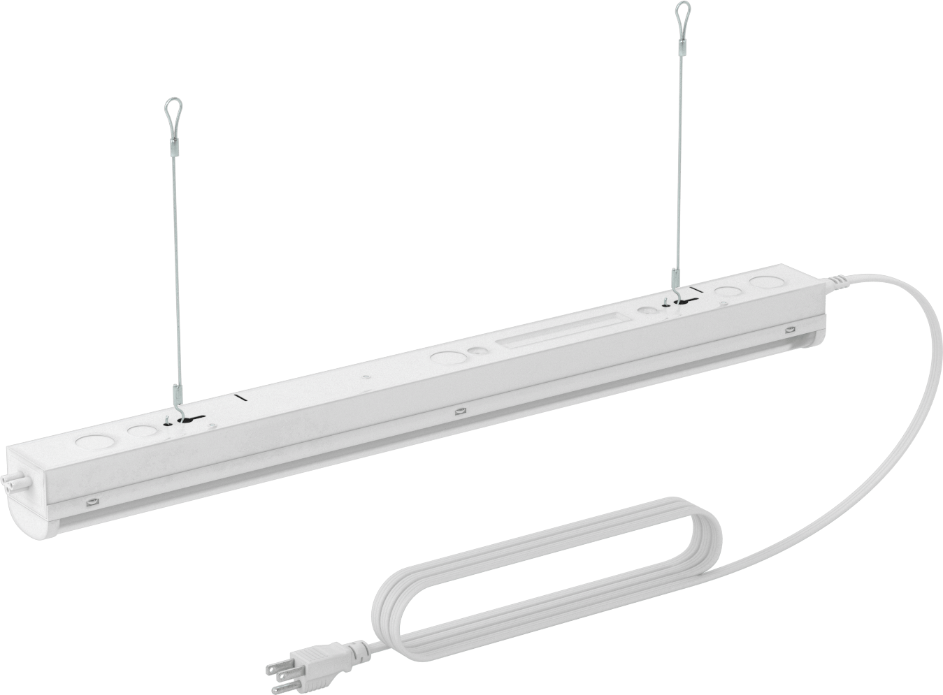 Takılabilir Tavan Işığı, Tavana/Duvara Montaj, 23-1/8“ Uzunluk x 1-7/8” Genişlik Toplam
