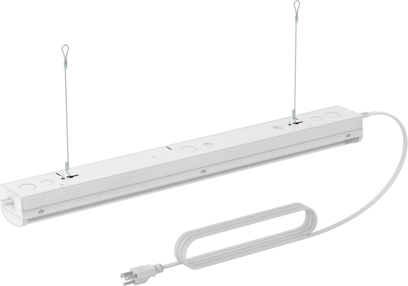 Takılabilir Tavan Işığı, Tavana/Duvara Montaj, 24-1/2“ Uzunluk x 2-1/2” Genişlik Toplam