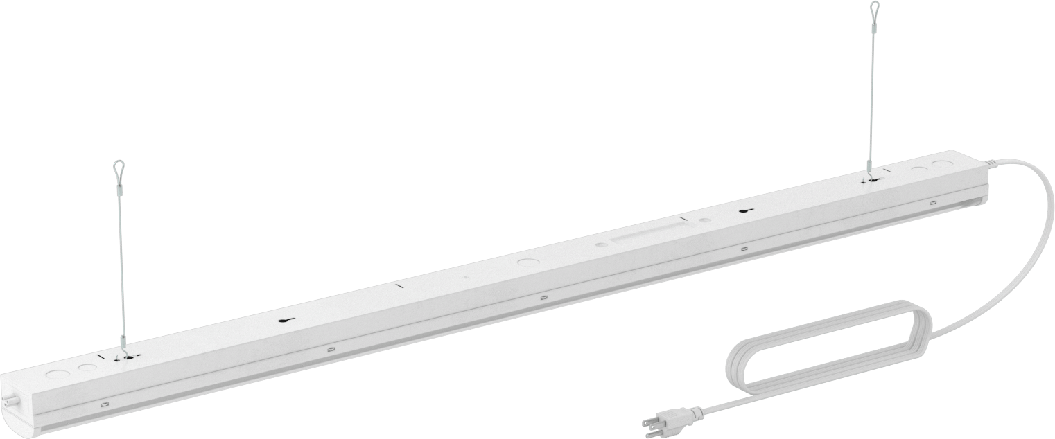Takılabilir Tavan Işığı, Tavana/Duvara Montaj, 46“ Uzunluk x 2-1/2” Genişlik Toplam