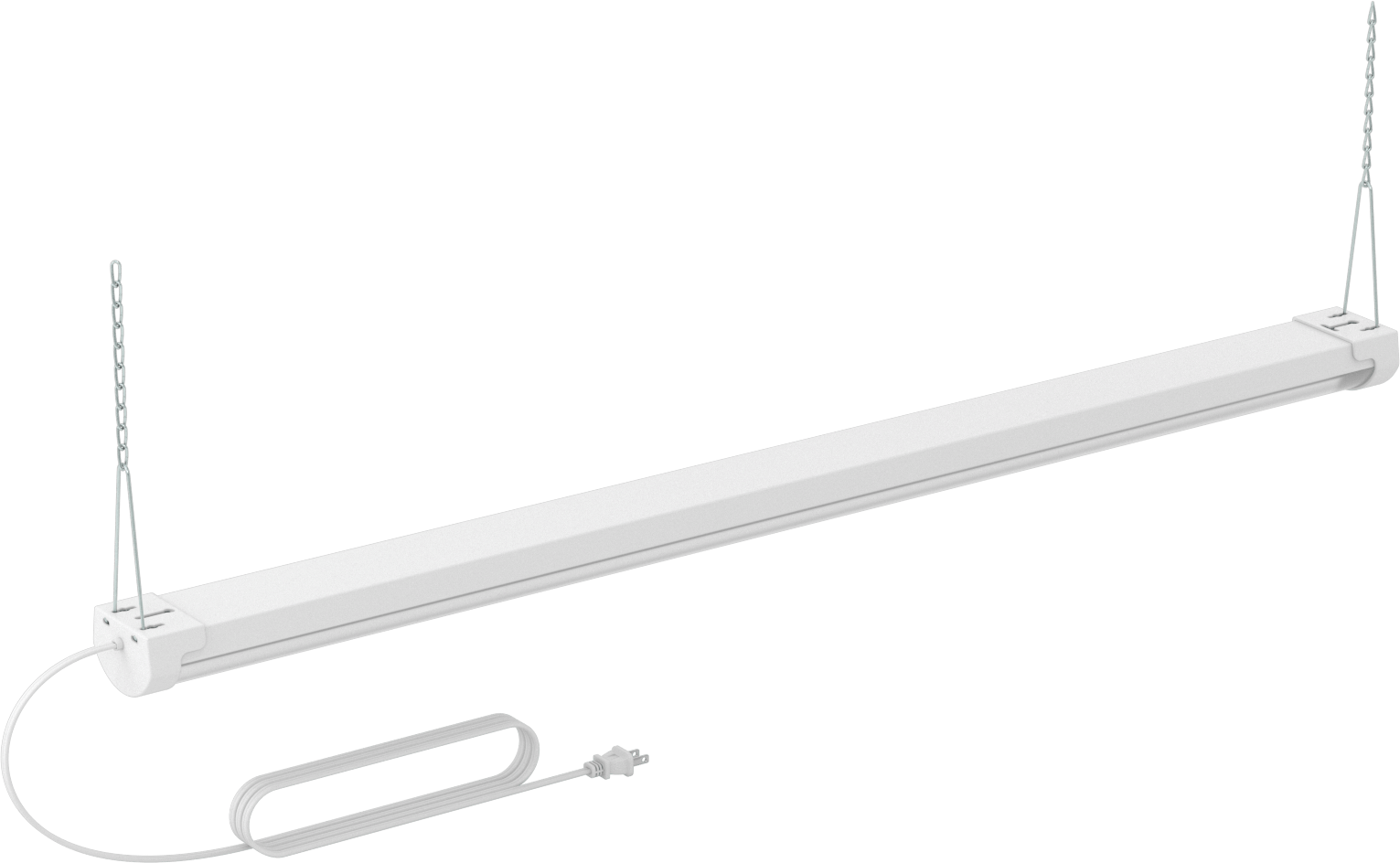 Takılabilir Tavan Işığı, Tavan Montajı, 46-1/4“ Uzunluk x 3-1/4” Toplam Genişlik
