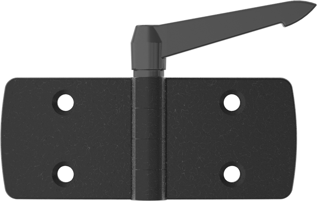 Kol Kilitli Konum Menteşesi, Nikel Kaplı Alüminyum, 1-7/8“ x 2-9/32” Kapı Kanadı