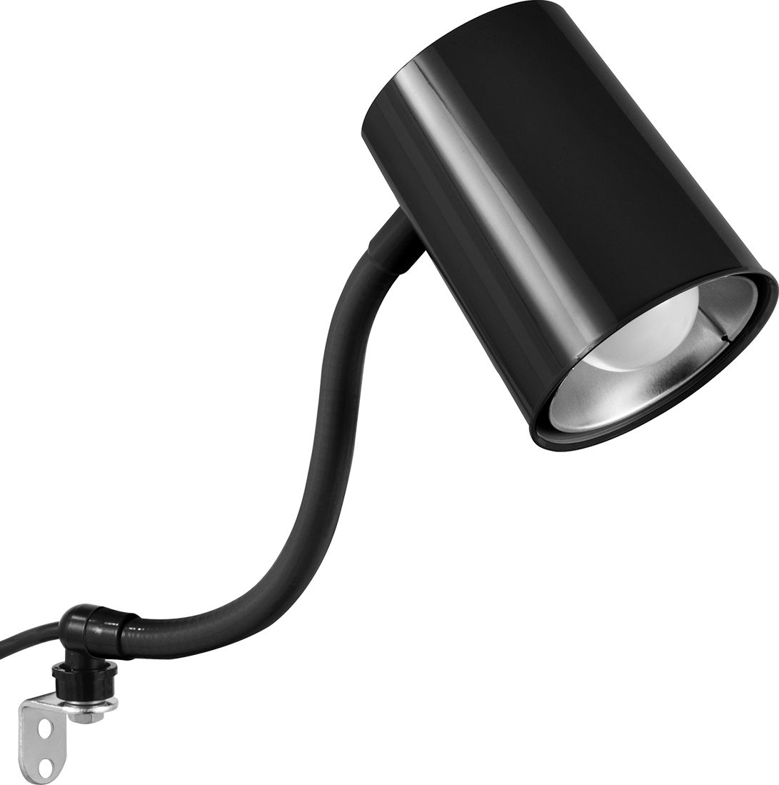 Her Yöne Çalışma İstasyonu Işığı, Yatay Braket Montaj, 12" Kol Uzanma Mesafesi, 1600 Lumens