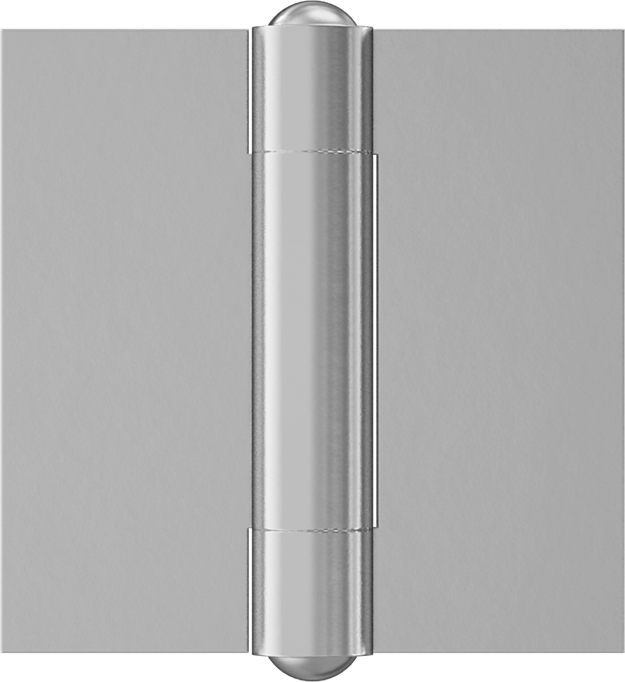 Delikli Menteşe, Çıkarılamayan Pim, 2-1/2“ x 1-1/4” x 0,12" Yapraklar