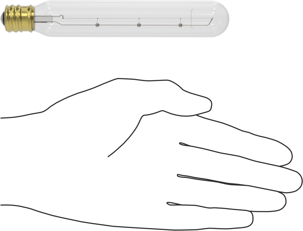 Ampul, T6 1/2, Ara Taban, 120V, 40W, Akkor