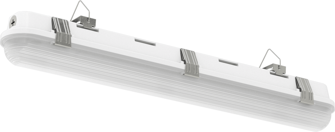 Dahili LED'li Yıkanabilir Tavan Işığı, ABD Dışında Üretilmiştir, Yedek Pil ile, 26-1/4" Uzunluk
