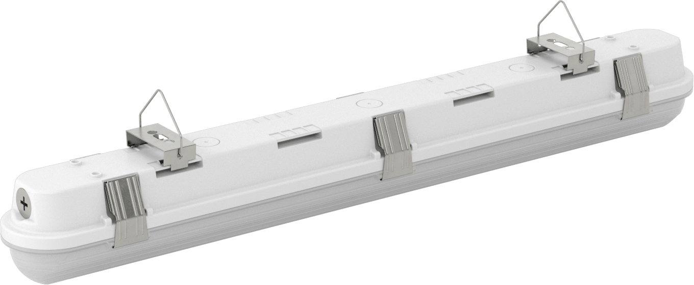 Dahili LED'li Yıkanabilir Tavan Işığı, ABD Dışında Üretilmiştir, Yedek Pil ile, 26-1/4" Uzunluk