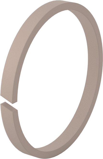 Bronz Dolgulu PTFE Plastik Yüksek Hızlı Aşınma Halkası, 1/4" Oluk Genişliği için, 2,5 inç İç Çap x 2,75 inç Dış Çap x 0,25 inç Genişlik