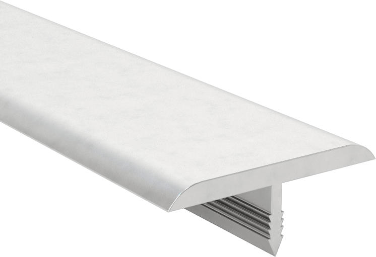 İtme Saplı Alüminyum Kenar Çıtası, 1-1/4“ Genişlik x 7/64” Yükseklik Dış, 3 Fit Uzunluk