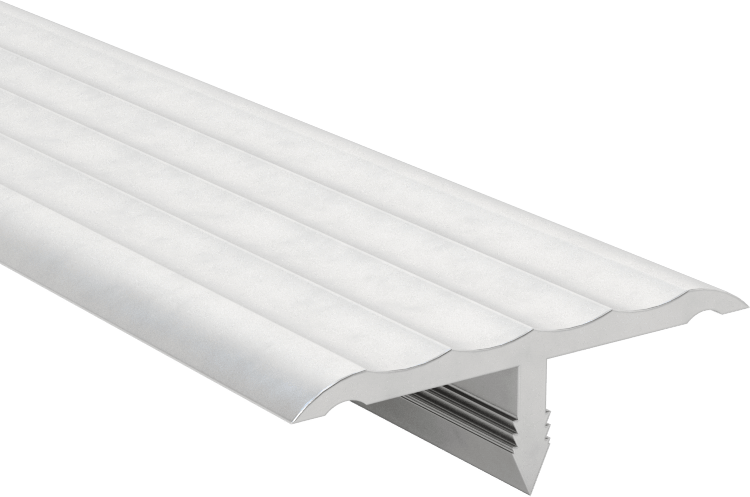 İtme Saplı Alüminyum Kenar Çıtası, 1-1/2“ Genişlik x 3/32” Yükseklik Dış, 6 Fit Uzunluk
