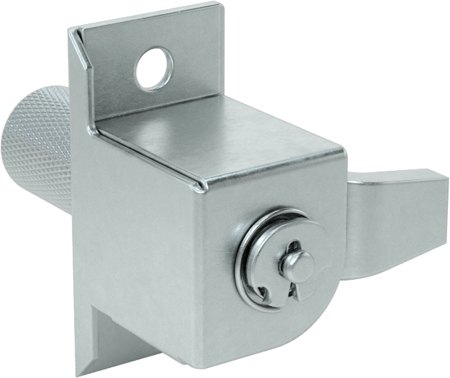 Gerginliği Ayarlanabilir Sıkı Tutuşlu Kam Mandalı, Topuzlu, Çinko Kaplı Çelik, 3/4“ ila 1-1/8” Kilitleme Mesafesi