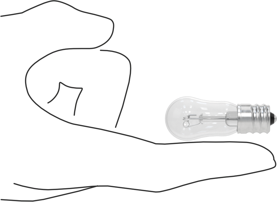 Vidalı Taban Ampul, S6, Şamdan Tabanı, 120V, 10W, Akkor