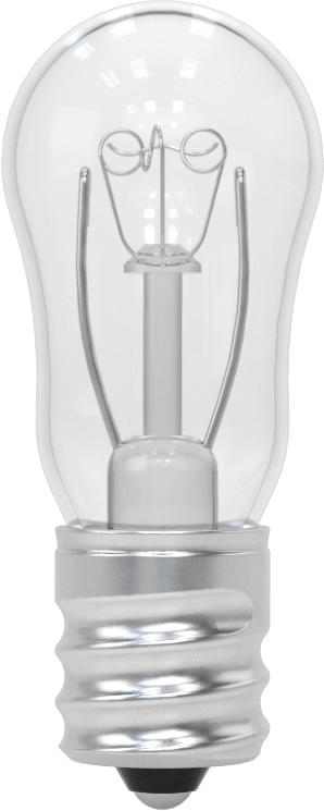 Vidalı Taban Ampul, S6, Şamdan Tabanı, 120V, 3W, Akkor