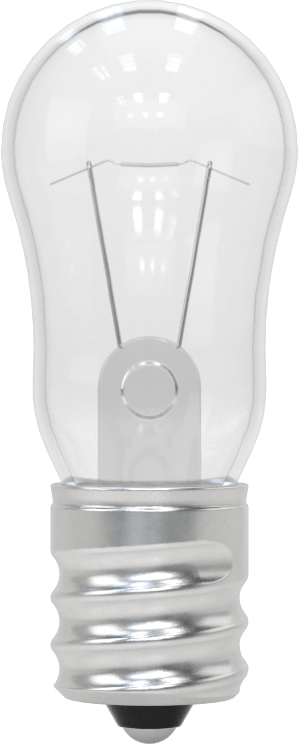 Vidalı Taban Ampul, S6, Şamdan Tabanı, 24V, 6W, Akkor