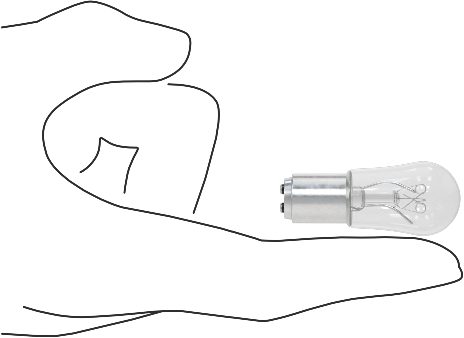 Bayonet Tabanlı Konik Ampul, 120V AC