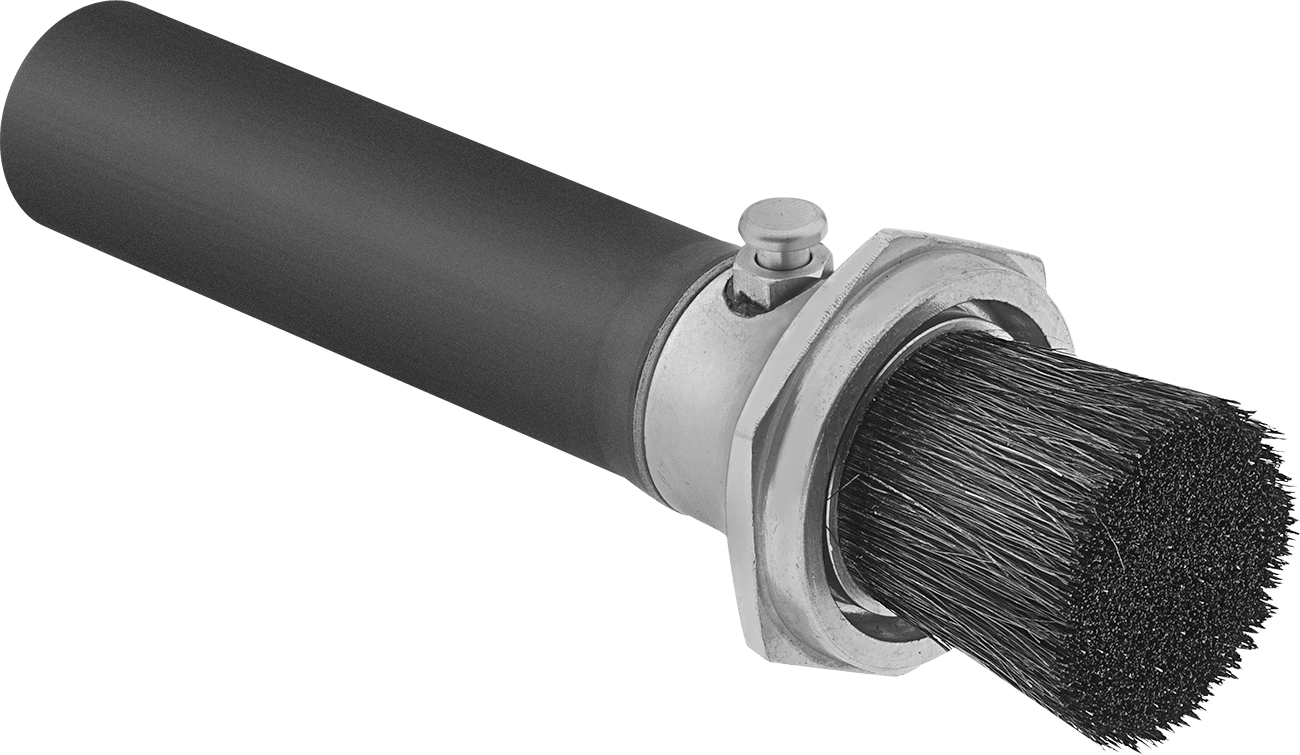 Kendinden Mürekkeplenen Şablon Fırçası, 1-3/4" Uzunlukta Hayvan Kılı Kıllı