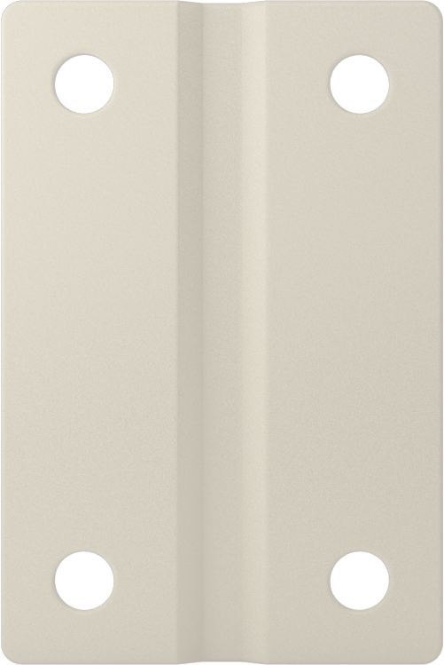 Delikli Plastik Menteşe, Pimsiz, 1-1/2“ Yükseklik x 1/2” Genişlik Kapı Kanadı, Beyaz