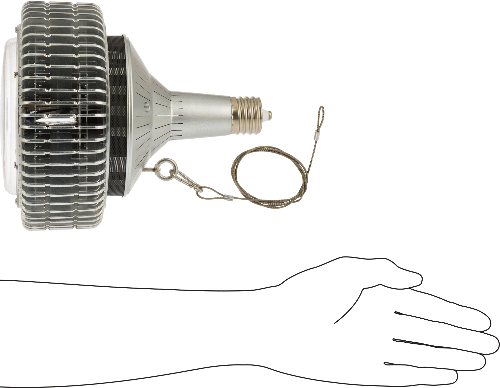 Yüksek Yoğunluklu Deşarj Işığı için LED Ampul, Balast Baypası, EX39 Taban, 3000/4000/5000K, 140W