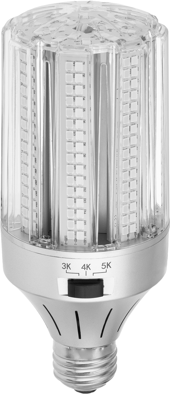 Yüksek Yoğunluklu Deşarj Işığı için LED Ampul, Boru Şeklinde, E26 Taban, 2450/2560/2610 Lumens, 18 Watts