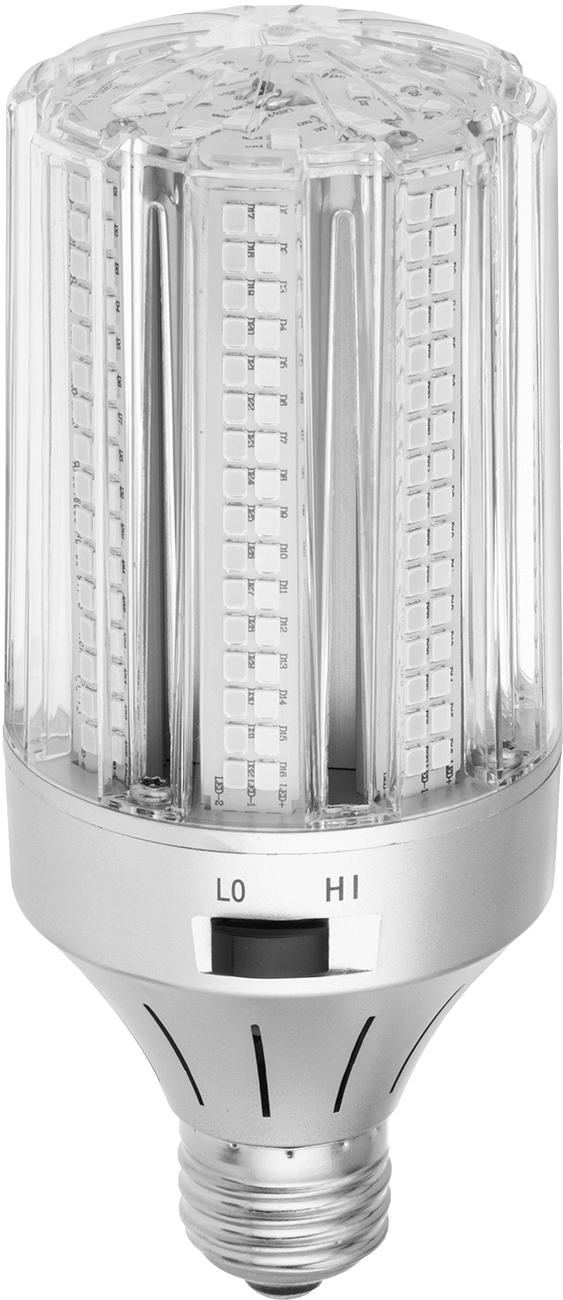 Yüksek Yoğunluklu Deşarj Işığı için LED Ampul, Boru Şeklinde, E26 Taban, 2450/2560/2610 Lumens, 18 Watts