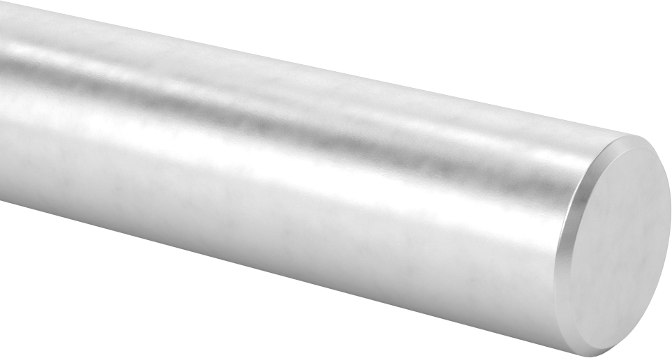 Mimari 6063 Alüminyum Çubuk, 1-1/2" Çap