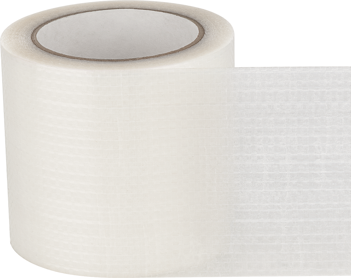 Ağır Hizmet Tipi Dokuma Plastik Onarım Bandı, 4" Genişlik, 50 Fit Uzunluk