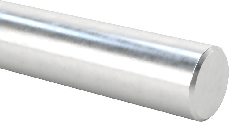 Mimari 6063 Alüminyum Çubuk, 1/2" Çap