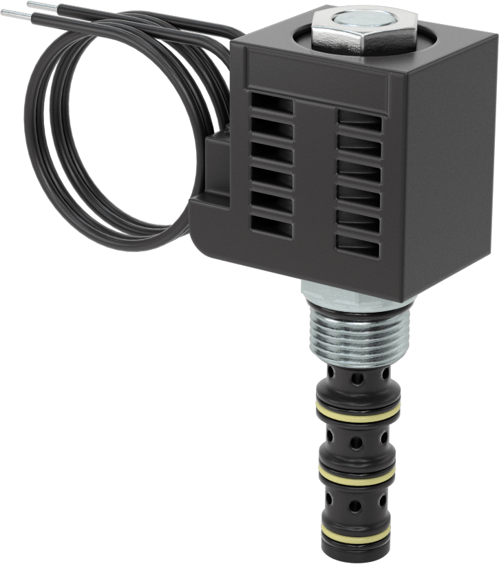 Solenoidle Çalışan Vidalı Hidrolik Vana, Yön Kontrolü, 4-Way, Deltrol Dsv2-100-4CO-N-D1D