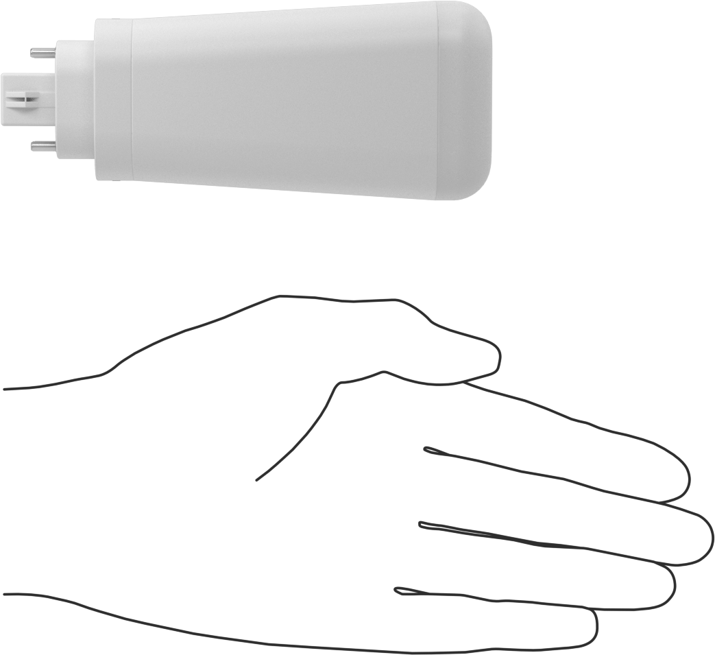 Takılabilir Kompakt Ampul, Dört Pimli Kama Tabanı, 1400 Lumens, LED