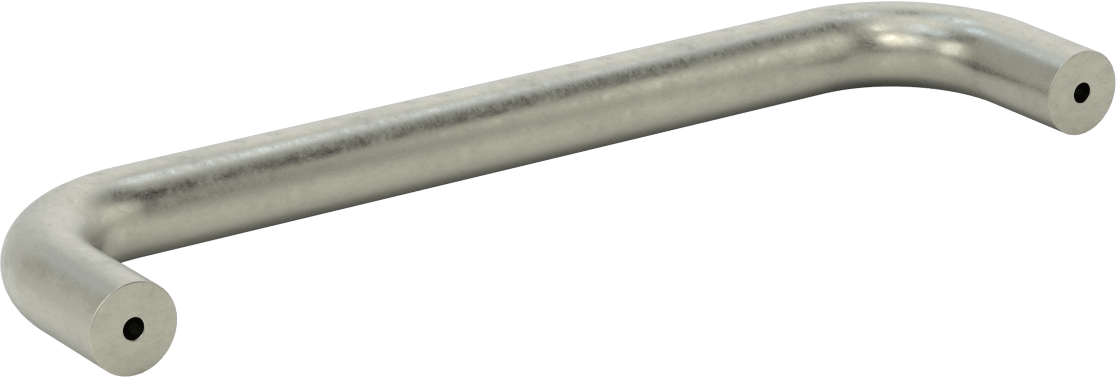 Kaynaklı Montajlı Çekme Kolu, 304 Paslanmaz Çelik, 9-7/8" Genişlik, 2-11/16" Çıkıntı