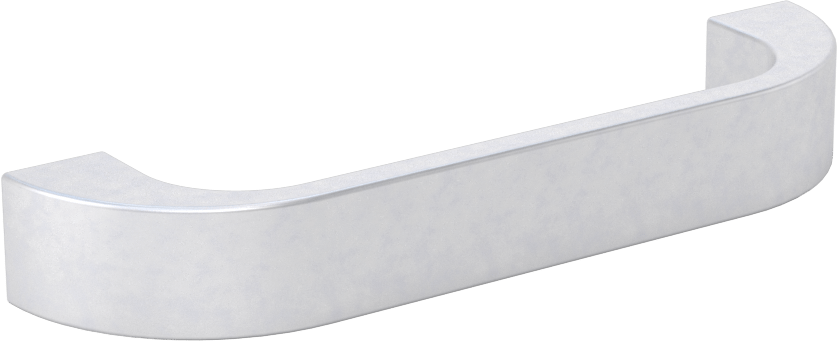 Dişli Delikli Montajlı Dikdörtgen Çekme Kolu, Alüminyum, 4" Merkezden Merkeze Genişlik, 1-1/16" Çıkıntı