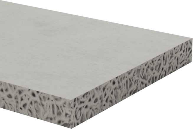 Gıda Endüstrisi Yüksek Sıcaklık Silikon Köpük Şeridi, Yapışkan Arka Yüzeyli, 1" Genişlik, 1/8" Kalınlık, 6 Fit Uzunluk